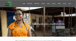 Desktop Screenshot of africanhealthnow.org